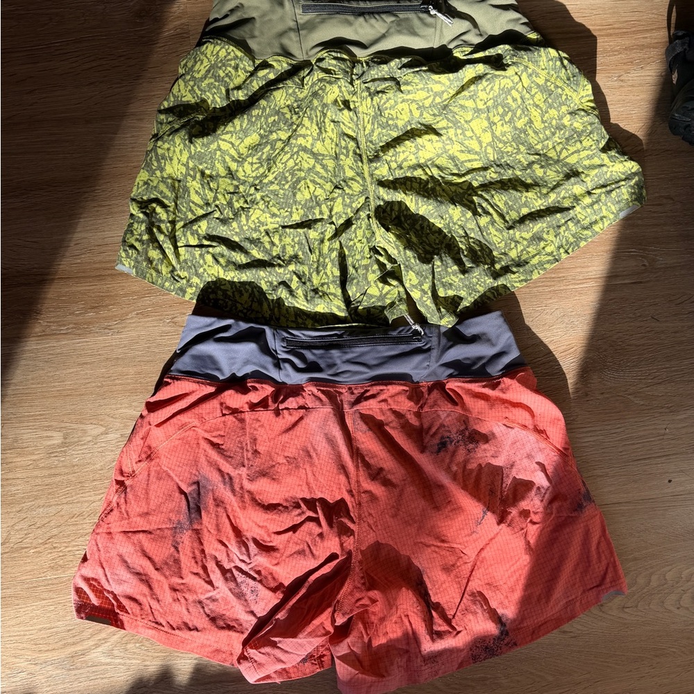 REI Running Hiking Shorts — Pink and Green - Picture 3 of 4